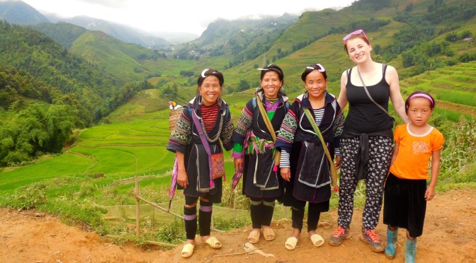 Ryżowe pola pokonane pieszo w Sa Pa