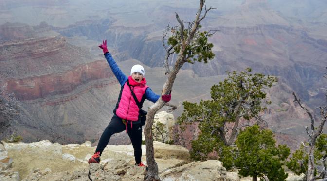 Mglisto w Grand Canyon